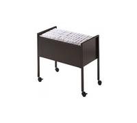 durable chariot pour dossiers suspendus "economy 80", gris noir