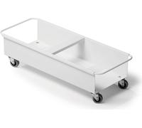 DURABLE Chariot rectangulaire pour 2 DURABIN® 40L, Blanc, 1801622010