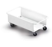 DURABLE Chariot rectangulaire pour DURABIN® 60L, Blanc, 1801666010