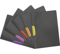 Durable 230400 Duraswing Sachet de 5 Chemises à clip pour documents A4 Couleurs Assorties