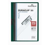 DURABLE 220032 Klemmappe DURACLIP 3mm D-gruen