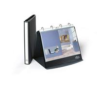 DURABLE Chevalet de présentation Durastar A4 paysage PVC autonome noir