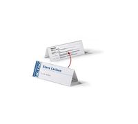 DURABLE Chevalet porte-nom en acrylique transparent