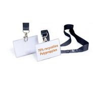 DURABLE CLICK FOLD Badge nominatif pour 54 x 90 mm transparent (pack de 10)