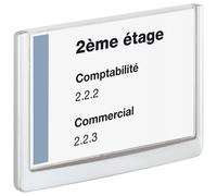 Durable CLICK SIGN, plaque de porte, plastique, A5 (210 x 148,5 mm), blanc