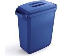 DURABLE Conteneur à déchets DURABIN® 60L rectangle, Bleu, 1800496040