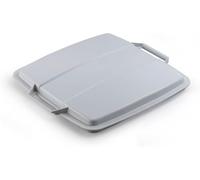 Durable Couvercle pour conteneur à déchets DURABIN ECO 90 - Poignées intégrées - Fabriqué en plastique recy ris - 6 pièces