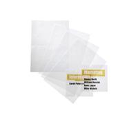 DURABLE CRYSTAL SIGN - Pellicule claire transparente - 105 x 148 mm 10 unités - pour P/N: 4821-19