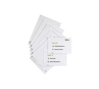 DURABLE DOOR SIGN - Blanc - 148.5 x 210 mm 20 étiquette(s) (10 feuille(s) x 2 étiquettes - pour P/N: 4805-23