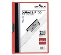 Durable Dossier de Portefeuilles Rouge A4 (25 Pièces)