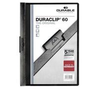 Durable Dossier Duraclip 60 Noir Transparent A4