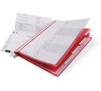 Durable - Dossier pour la gestion du personnel - 5 intercalaires - avec page de couverture - 5 pièces - 255503 Rouge