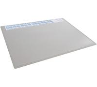 Sous-main avec calendrier, PP, gris