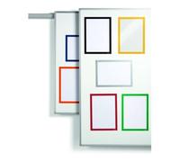 DURABLE Cadres d'information DURAFRAME® MAGNETIC A4 rouge 5 pièces