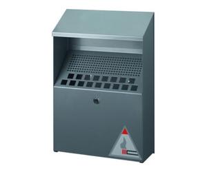 Durable DURABLE Cendrier mural métal 4L argenté Quantité:1