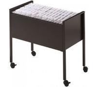 durable durable chariot pour dossiers suspendus economy 80, argent noir Noir G
