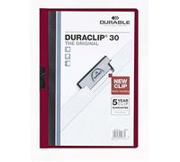 Durable Duraclip 30 Chemise de présentation à clip Bordeaux