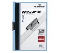 Durable Duraclip 30 protège documents PVC Bleu clair, Transparent