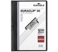 DURABLE Protège-documents Duraclip 30 PVC Noir