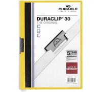 Durable Duraclip 30 protège documents PVC Transparent, Jaune