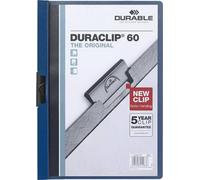 Durable DURACLIP 60 - 2209 220907 DIN A4 bleu foncé