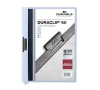 25 DURABLE Chemises à clip DURACLIP bleu clair