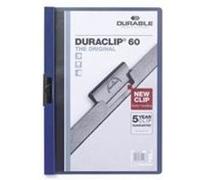Durable Duraclip 60 protège documents PVC Bleu, Transparent Bleu G