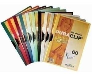Durable DuraClip Original 60 A4 Anthracite Grey protège documents PVC Gris