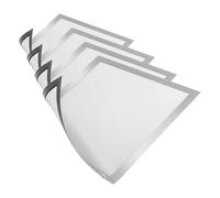 Durable Duraframe Cadre d'Affichage Magnétique A4 Argenté (Lot de 4)
