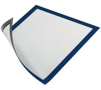 Durable Duraframe Pochette murale Cadre d'affichage magnétique A4 - Cadre bleu - Sachet de 5