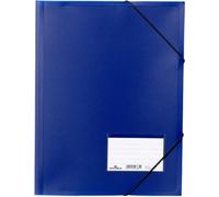 DURABLE Fardes à rabats, DIN A4, PP, bleu