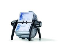 Fichier rotatif ouvert noir Durable pour cartes de visite