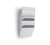 DURABLE Présentoir de documents FLEXIBOXX 6 A4 paysage, 6 pc, Blanc, 1709785010
