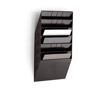 DURABLE Présentoir mural Flexiboxx 6 x A4 paysage Noir