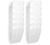 Durable Flexiplus Duo (A4 portrait) transparent, 6 compartiments avec 2 kits de fixation, répartition individuelle