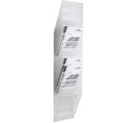 Durable FLEXXIBOXX 12 A4 1709763400 Porte-brochures transparent DIN A4 vertical Nombre de compartiments 12 1 set (l x H x P) 242 x 1115 x 135 mm