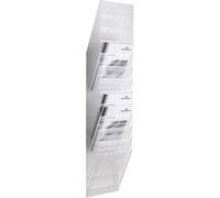 DURABLE Présentoir de documents FLEXIBOXX 12 A4 portrait, 12 pc, Transparent, 1709763400