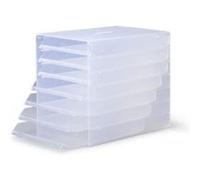 Durable Module de classement Idealbox 1712000400 7 tiroirs ouverts Format C4 Transparent