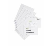 Durable Info Sign Planches d'Insertions A4 pour Plaque de Porte 210 x 148,5 mm