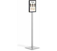INFO STAND BASIC A4 1 ST 501257 (501257) Stand d'information Métal, Plastique Gris