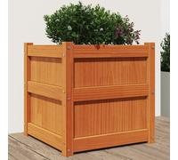 Durable Jardinière Marron Cire 50x50x50 cm Pin massif - Massifs Octo7682047 1parcel
