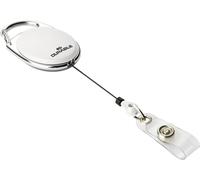 Durable JOJO STYLE - 8324 Porte-carte d'identité à enrouleur dragonne à bouton-poussoir blanc 0.8 m 832402 10 pc(s)