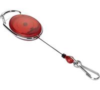 Durable JOJO STYLE - 8327 Porte-carte d'identité à enrouleur crochet à ressort rouge 0.8 m 832703
