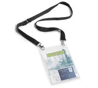 Durable Kit porte-badge évènementiel A6 - Lacet textile Noir - Lot de 10
