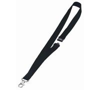 Durable Lacet Textile 20, Avec Fermeture De Sécurité, Noir