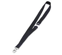 Bande textile 20 ECO avec mousqueton, bambou, noir