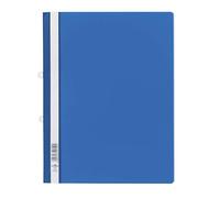 Durable Lot de 25 Chemises de Présentation Couverture Transparente Bleu Format A4