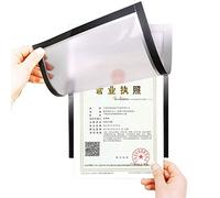Durable Lot de 4 cadres magnétiques autocollants pour photos de licence Format A4