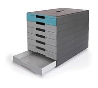 DURABLE - Module de classement IDEALBOX PRO 7-7 tiroirs Rangement pour documents au format A4+ - En plastique recy leu -