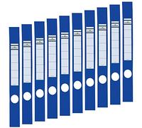 Durable Ordofix 809106 Sachet de 10 Porte-étiquettes adhésifs pour Classeurs Ordofix 40 x 390 mm Bleu